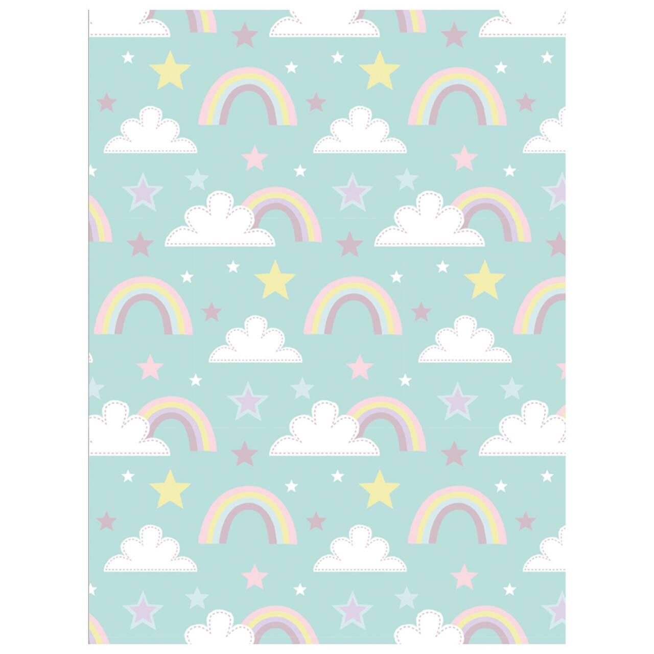 JAM Paper Rainbows & Stars Design Tissue Paper, 12ct.